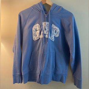 Gap Logo Zip-up Hoodie in size L